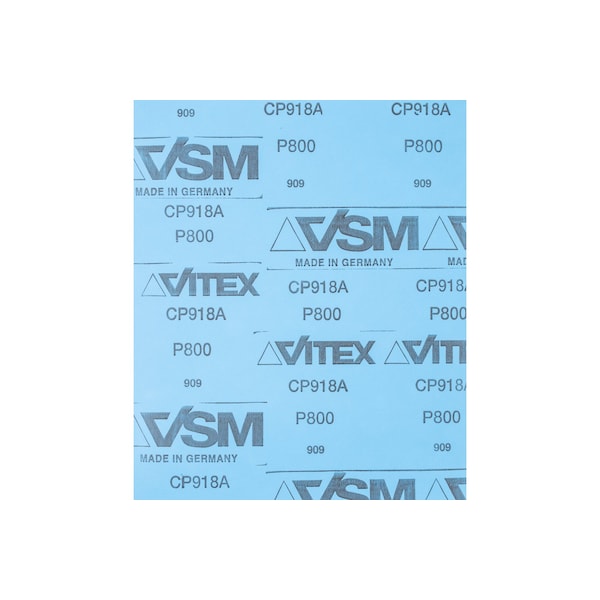 9 X 11 Abrasive Sheet - Paper Backed - Silicon Carbide - 800 Grit